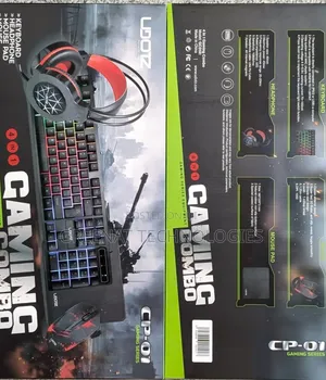 Udonz Cp-01 4-in-1 Gaming Combo Keyboard, Gaming Headset, Mouse, Pad
