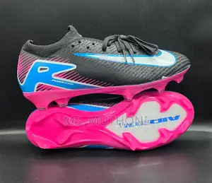 Black / Vibrant Pink Nike Air Zoom Mercurial Vapor 16 Elite Fg Cleats