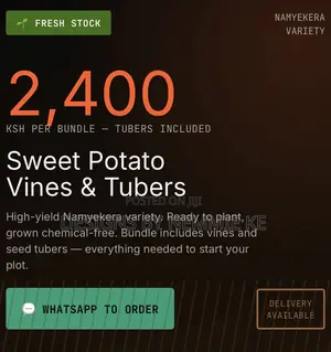 Sweet Potato Vines and Tubers/ Namyekera