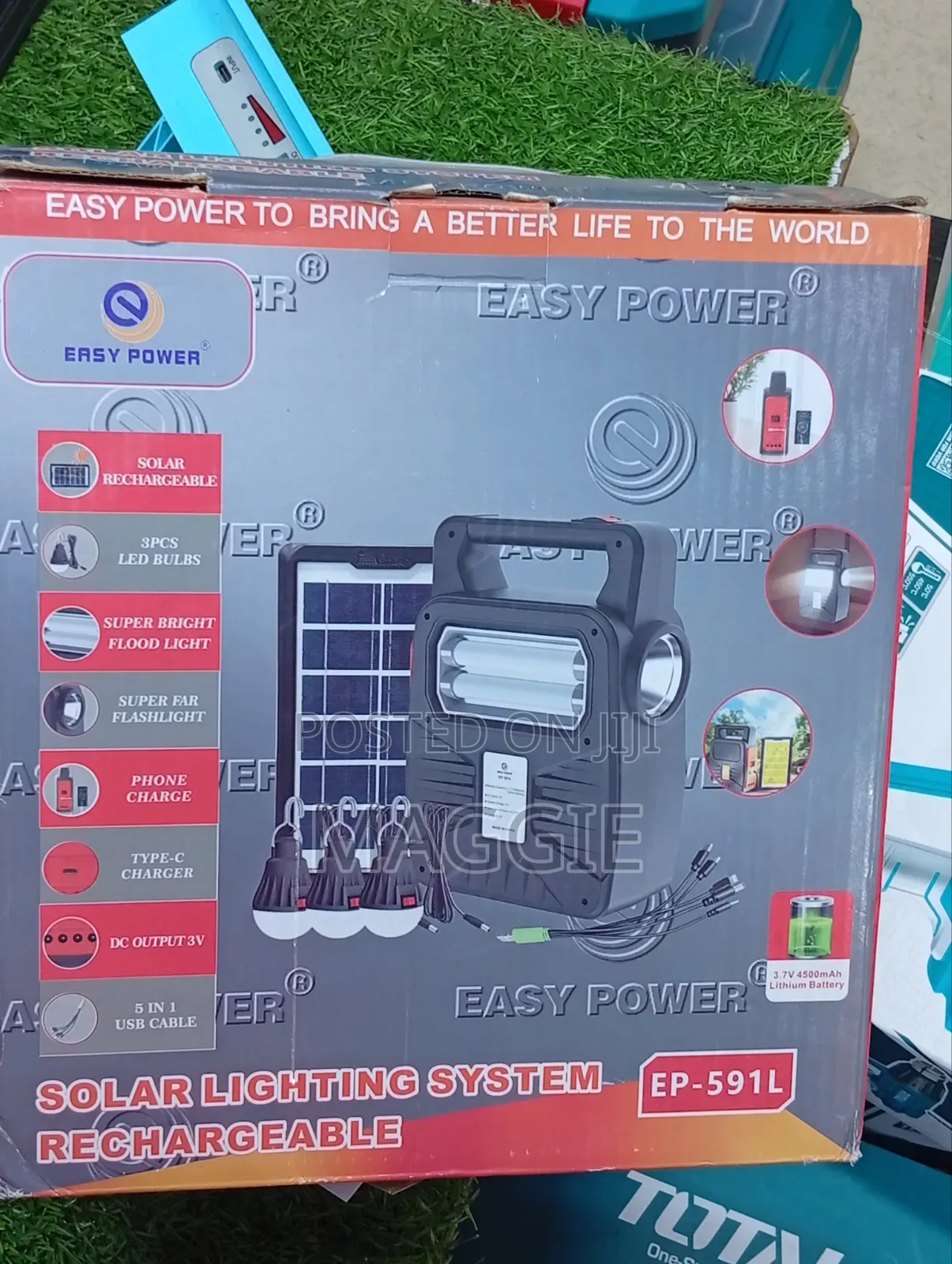 Rechargeable Solar Lighting System Rechargeable