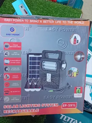 Rechargeable Solar Lighting System Rechargeable
