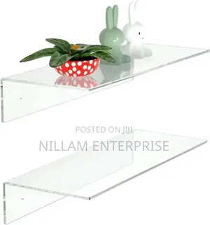 Acrylic Floating Shelf 40cm