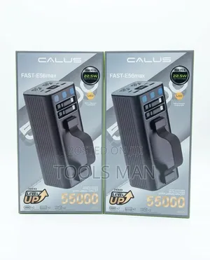 Calus 55000mah Power Bank 22.5w Fast Charging With Led Light.