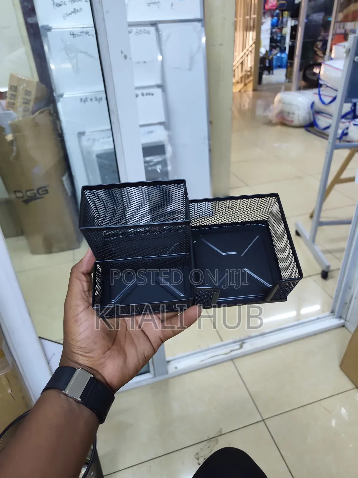 Desk Organizer With Compartments – Mesh Office Desk Organiser