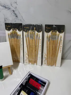 Wooden Art and Painting Brushes on Sale