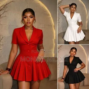 Luxury Pleated Skater Dress