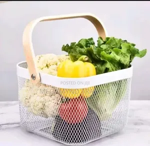 Fruit Storage Basket / Wire Mesh Portable Basket