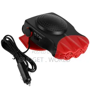 Red Windscreen Heater/Fan (Hot and Cold)