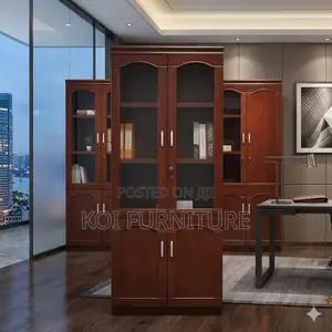 Office Cabinet; Mahogany Executive Cabinet With Two Doors