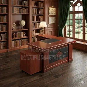 Office Desk; 1.8 Meters Executive Mahogany Senior Desk