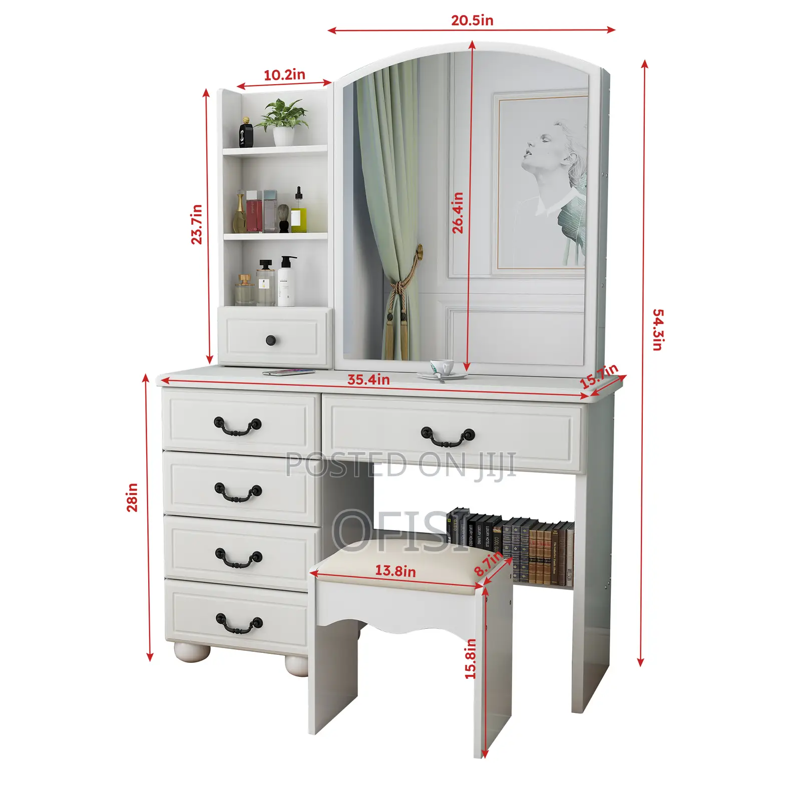 Dressing Table With Led Lights