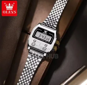 Olevs Digital Stainless Steel Watch 1113