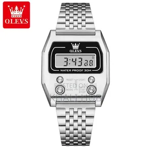 Olevs Digital With Led Display Watch 1113