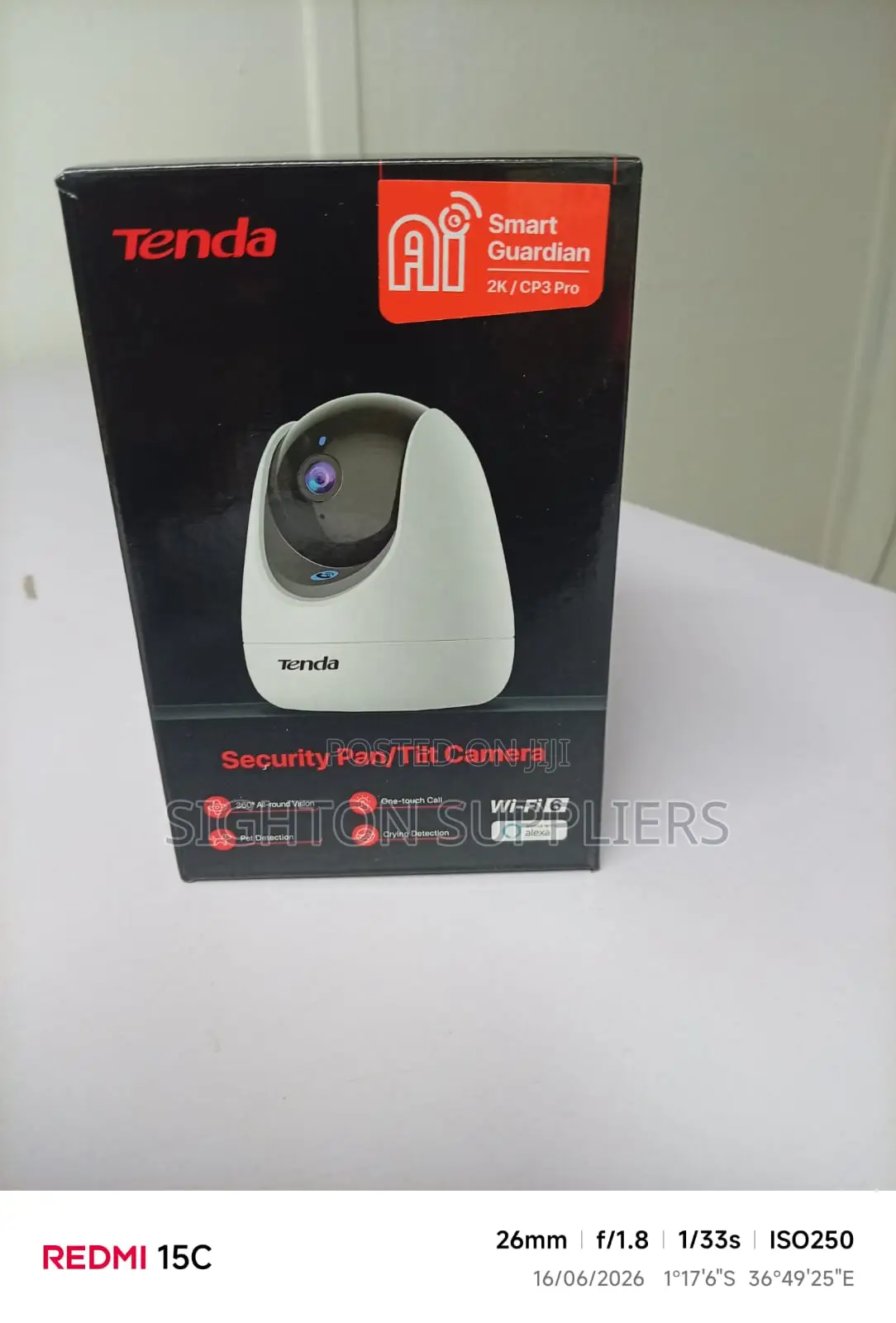 Tenda Cp3 Pro Security Camera