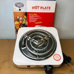 White 1-Burner Electric Coil Cooker - Steel