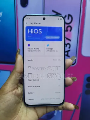 Tecno Spark 40 Pro 128 GB Silver
