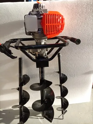 Heavy-Duty Hawk King 4-Stroke Petrol Earth Auger With 3 Auger Bits