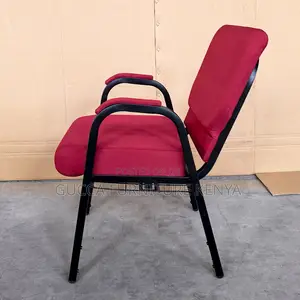 Fabric Church Chair With Armrest
