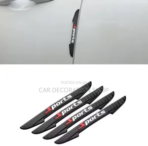 4pc Sport Door Edge Protector Prevent Scratches Impact Damage