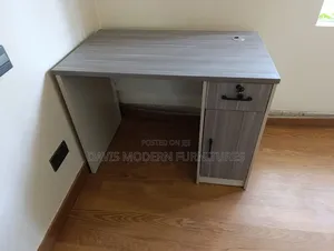 Gray Wooden Office Desk