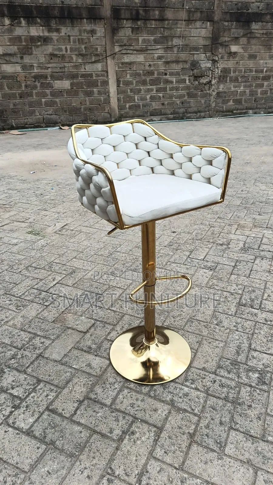White Bar Stools White Gold Bar Stools