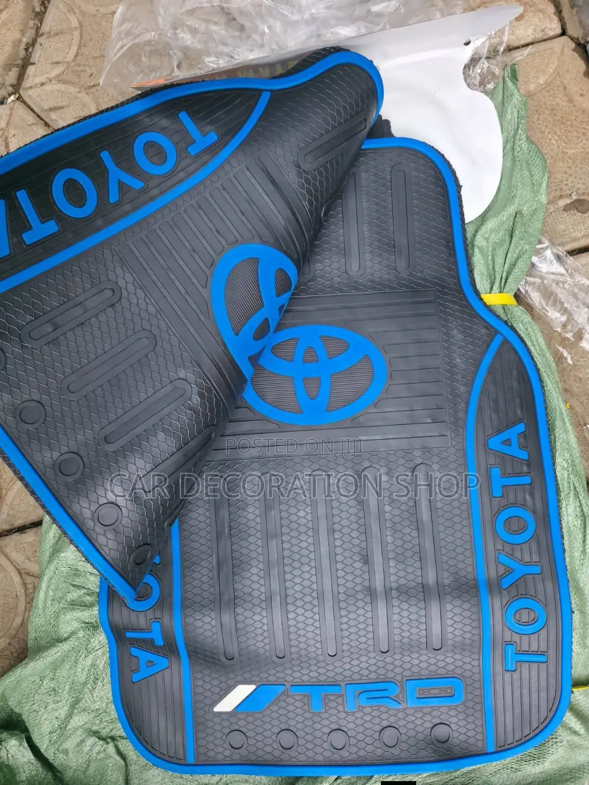 5pc Blue Logo Toyota Mats