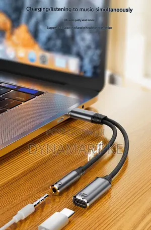 Type C To 3.5mm Aux Audio Cable Adapter Pd 100w Fast Charging Dac