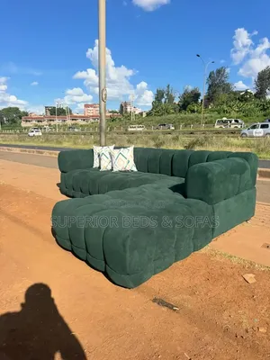 Forest Green Bubble Sofa 5-Seater