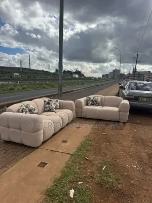 Bubble Tufted 5-Seater Sofa: Free Delivery