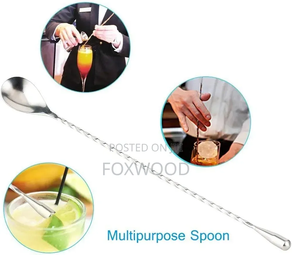 Stainless Steel Cocktail Bar Spoon 30cm