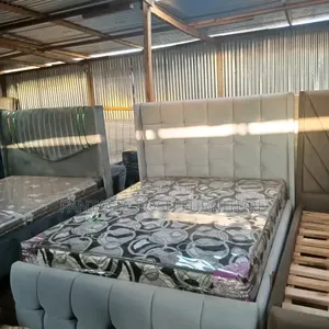 Grey Queen Bed 5 by 6