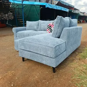 5 Seater Textured Chaise Lounge: Pay on Delivery