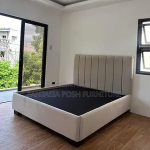 Beige 5 by 6 Chester Bed