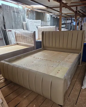 Brown Soft Fabric Bed (5 by 6)