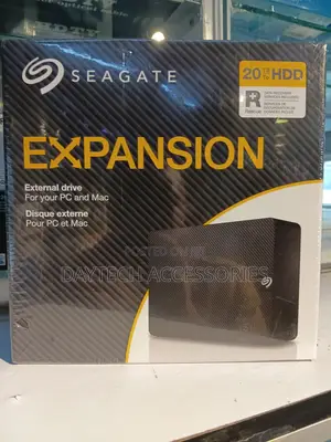 This Is a Seagate Expansion 20tb External Desktop HDD - Black