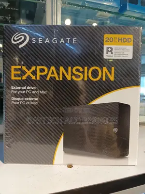 This Is a Seagate Expansion 20tb External Desktop HDD - Black