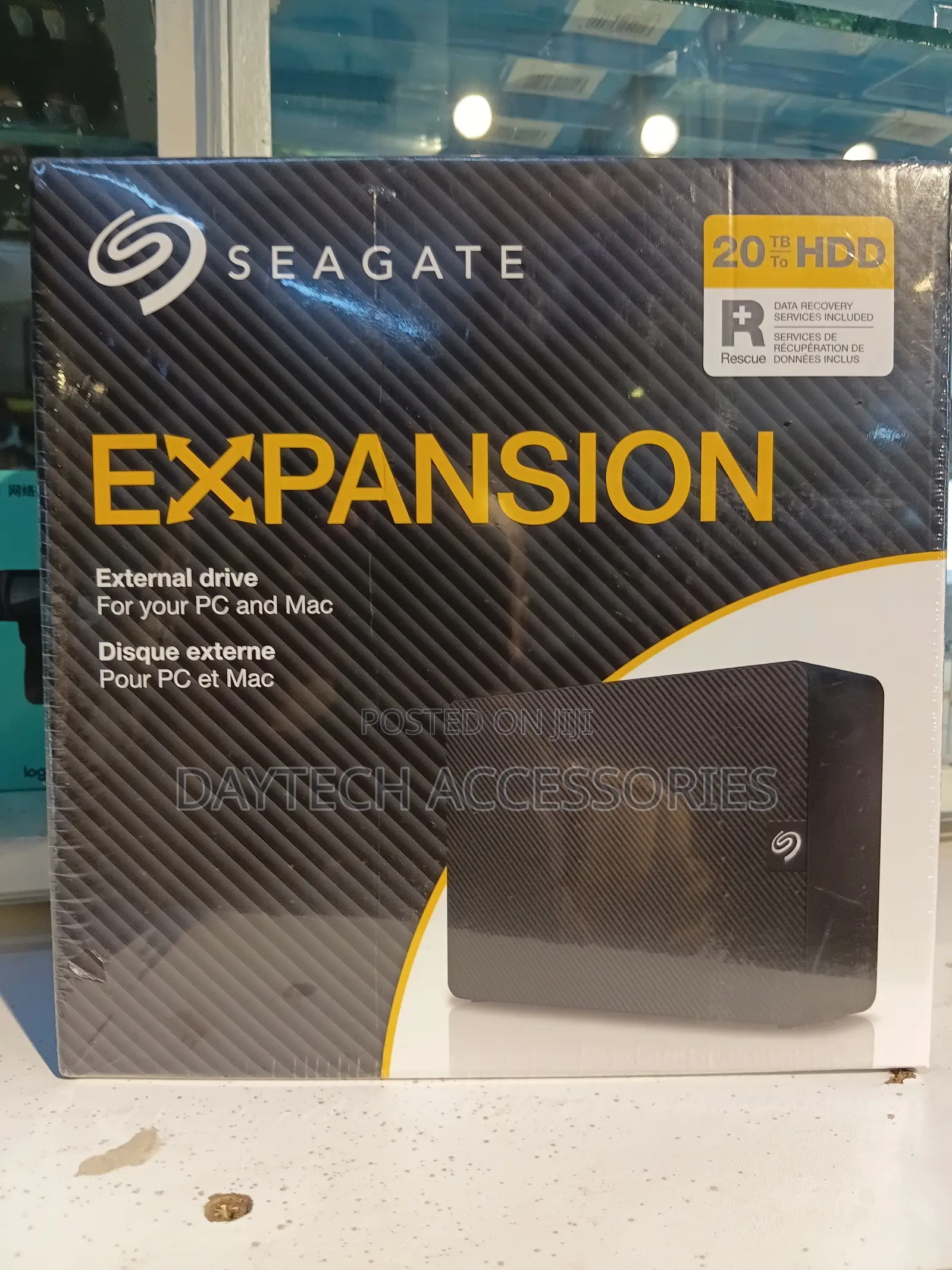This Is a Seagate Expansion 20tb External Desktop HDD - Black