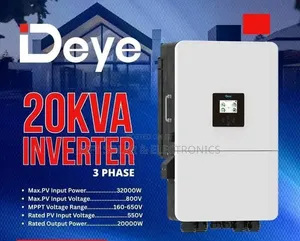 20kva - 48v (3 Phase) Deye Hybrid Solar Inverter 20,000 Watts