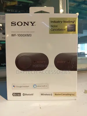 Sony Wf-1000xm3 Wireless Noise-Canceling Earbuds - Black