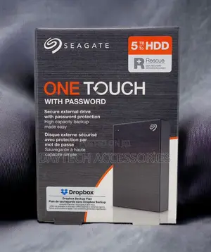 Seagate Portable 5tb One Touch External Hard Drive.