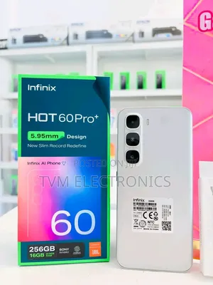 New Infinix Hot 60 Pro+ 256 GB Silver