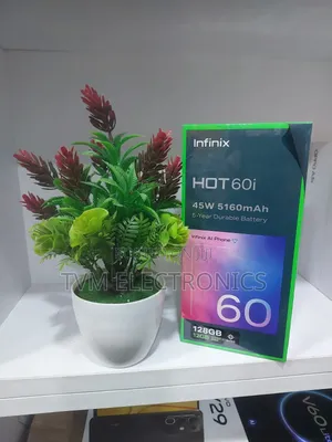 New Infinix Hot 60i 128 GB Silver