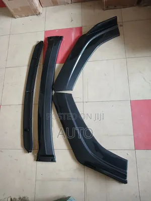 Universal Carbon Front Bumper Lip – Carbon Fiber Style Spoiler Lip