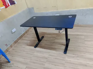 Black Electric Adjustable Height Executive Office Desk