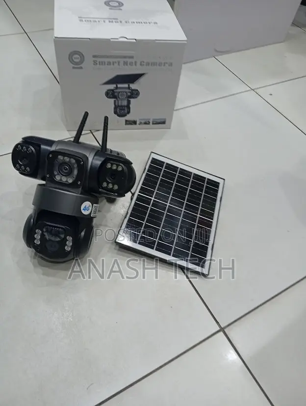 Vts28 Smart Solar Security Camera Triple Lens