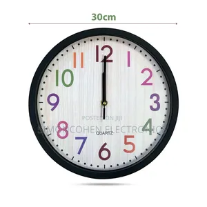 30cm Rainbow Font Quartz Wall Clock