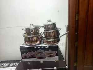 10 Pieces Gold Edenburg Eb-2423 Stainless Steel Cookware Set 