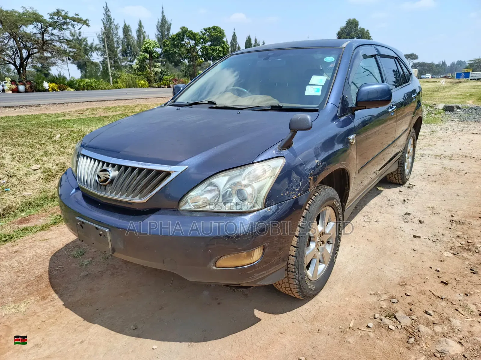 Toyota Harrier 2007 Blue