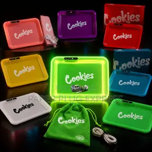 Cookies Colours Led Glowing Rolling Tray