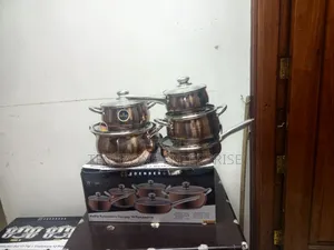 10 Pieces Gold Edenburg Eb-2423 Stainless Induction Cookware Set 